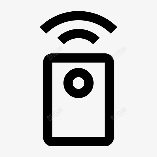 遥控器无线网络图标svg_新图网 https://ixintu.com 信号 图标 基本 无线 网络 遥控器