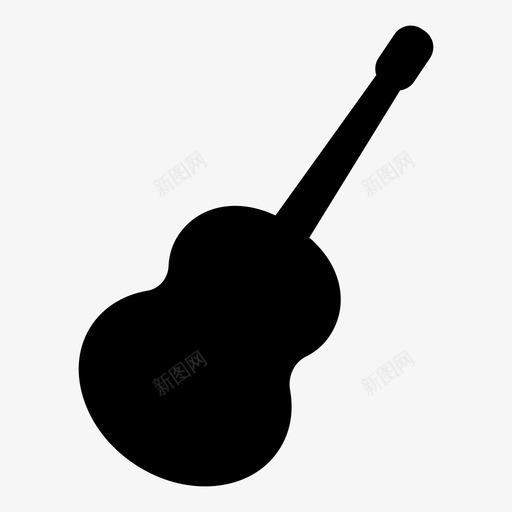 吉他吟游诗人音乐图标svg_新图网 https://ixintu.com 吉他 吟游 歌曲 诗人 音乐