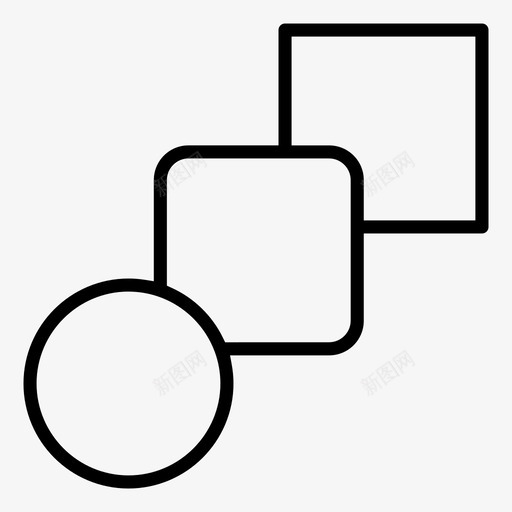 混合模式混合模式图标svg_新图网 https://ixintu.com 向量 模式 混合 编辑
