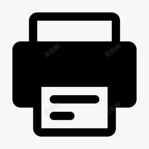 打印机 打印 面性svg_新图网 https://ixintu.com 打印机 打印 面性