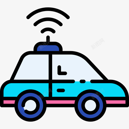 自主车技术99线性颜色图标svg_新图网 https://ixintu.com 技术 线性 自主 颜色