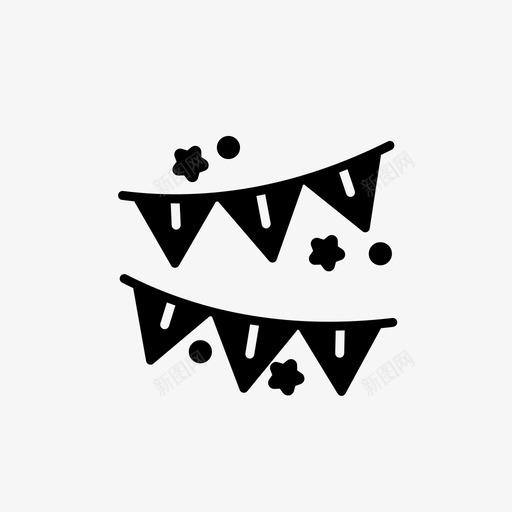 装饰图标庆祝新svg_新图网 https://ixintu.com 年 庆祝 新 新年图标字形样式 装饰图标