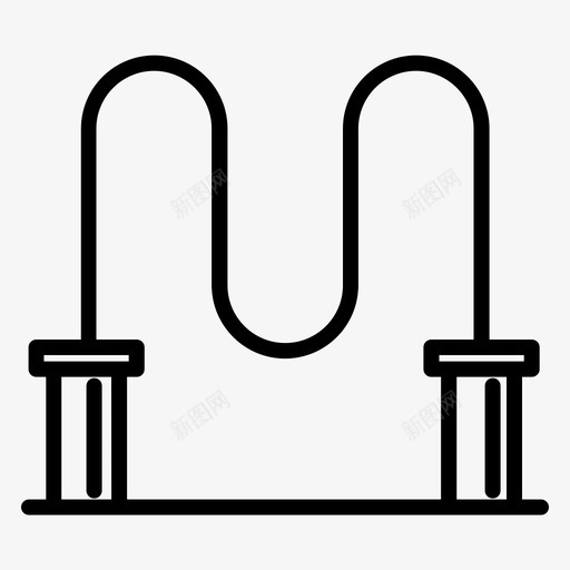 饮食健身健康生活方式图标svg_新图网 https://ixintu.com 健康生活方式 健身 医疗保健常规系列372 跳绳 饮食