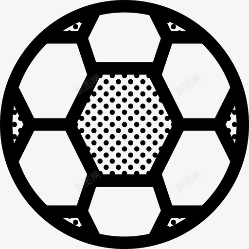 足球足球球门运动图标svg_新图网 https://ixintu.com 圆点 球门 足球 运动