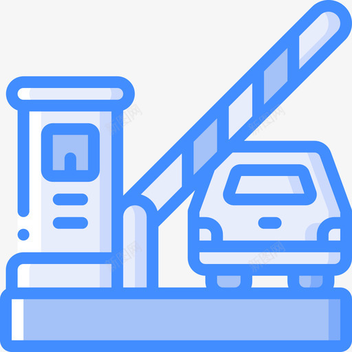 收费公路旅行10蓝色图标svg_新图网 https://ixintu.com 公路旅行10 收费 蓝色