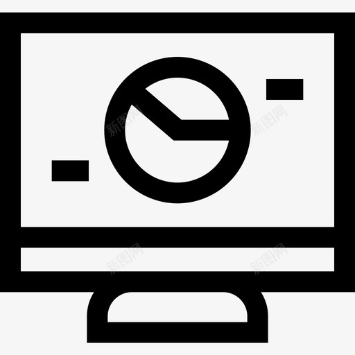 计算机办公室175线性图标svg_新图网 https://ixintu.com 办公室 线性 计算机