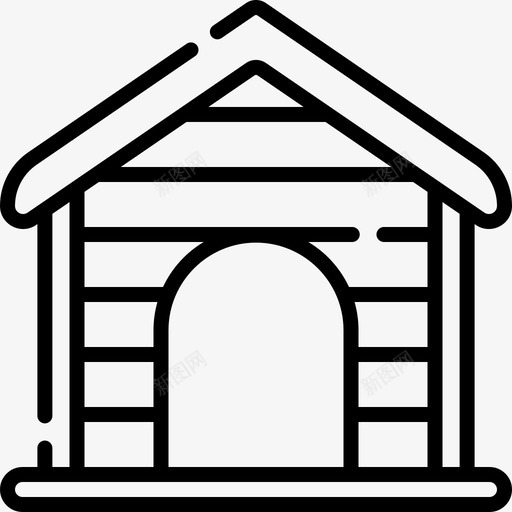 宠物寄宿狗8只直系图标svg_新图网 https://ixintu.com 8只 宠物 寄宿 直系