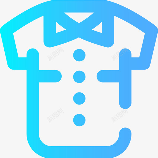 无袖衬衫衣服114渐变色图标svg_新图网 https://ixintu.com 变色 无袖 渐变 衣服 衬衫