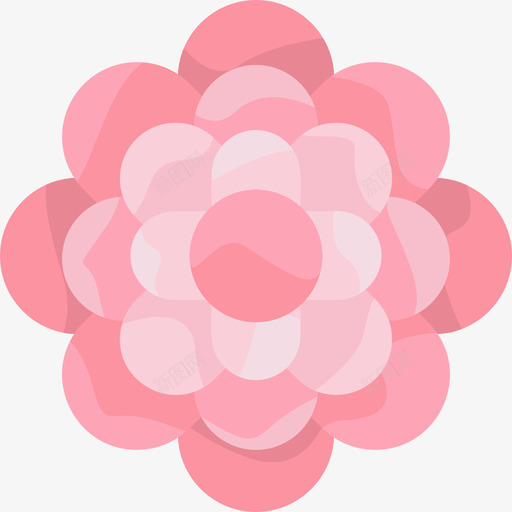 菊花花25扁平图标svg_新图网 https://ixintu.com 扁平 菊花