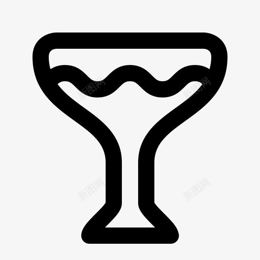 啤酒杯鸡尾酒玻璃杯图标svg_新图网 https://ixintu.com 啤酒杯 玻璃杯 苏打水 马提尼 鸡尾酒
