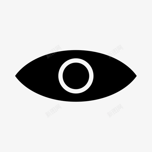可见性引导响应按钮图标svg_新图网 https://ixintu.com 可见 响应 引导 按钮