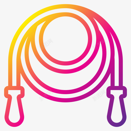 跳绳运动健身坡度图标svg_新图网 https://ixintu.com 健身 坡度 跳绳 运动