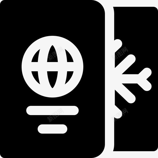 护照冬季旅行15已填图标svg_新图网 https://ixintu.com 冬季 已填 护照 旅行