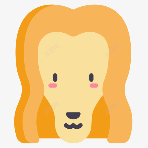 阿富汗猎犬狗4扁平图标svg_新图网 https://ixintu.com 扁平 猎犬 阿富汗