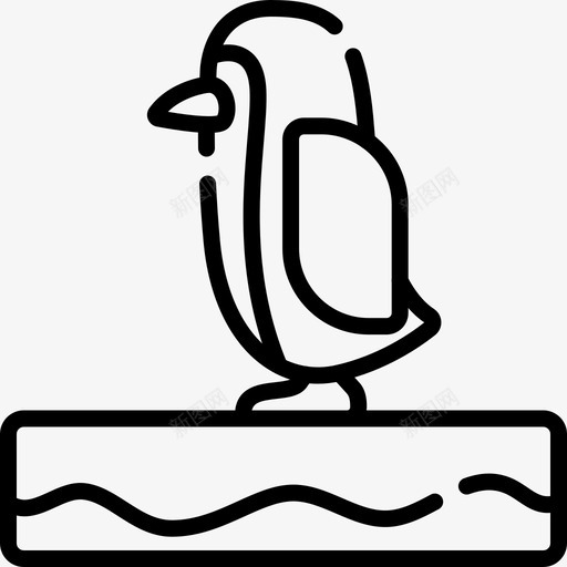 企鹅冬季自然16直系图标svg_新图网 https://ixintu.com 企鹅 冬季 直系 自然