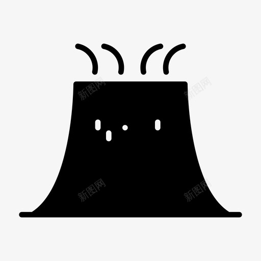 火山山冒险攀爬图标svg_新图网 https://ixintu.com 冒险 冒险铭文 攀爬 攀爬人物 火山山 高山