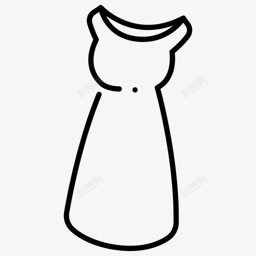 紧身衣服装时装图标svg_新图网 https://ixintu.com 时装 服装 紧身衣 衣服