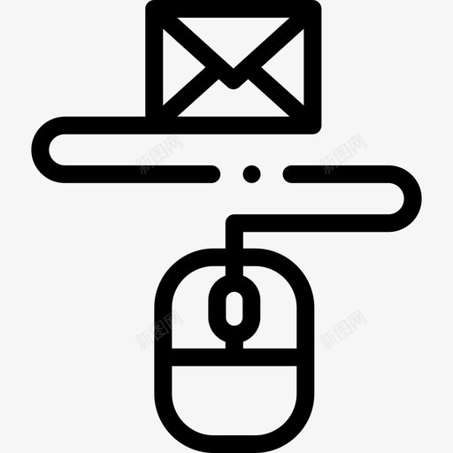 老鼠联系我们56直线型图标svg_新图网 https://ixintu.com 直线型 老鼠 联系我们56