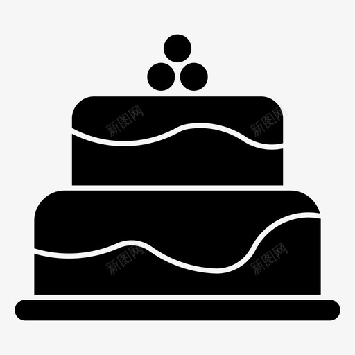 水果蛋糕面包店甜点图标svg_新图网 https://ixintu.com 圣诞节 水果 甜点 蛋糕 面包店