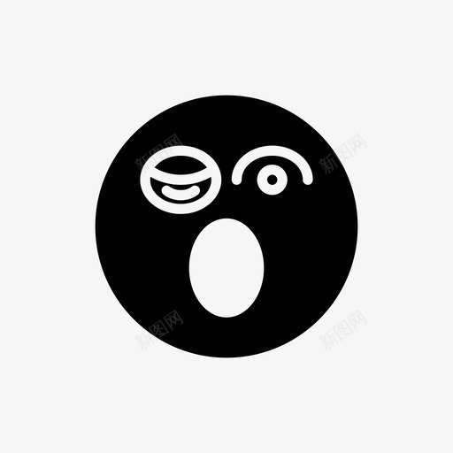 表情烦恼哈欠图标svg_新图网 https://ixintu.com 哈欠 烦恼 纯正 表情