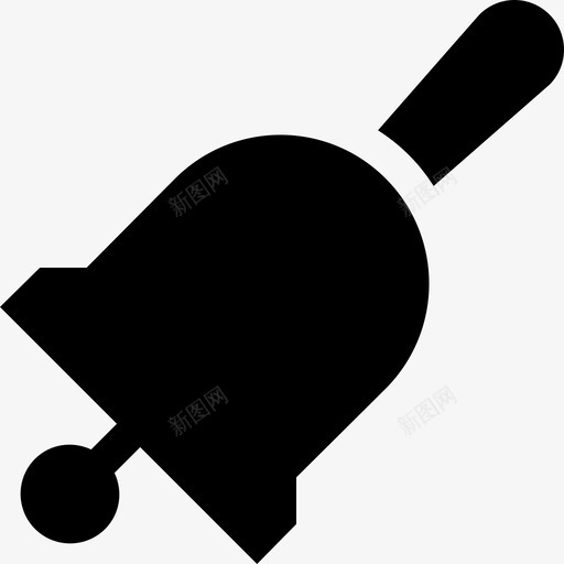 铃铛圣诞装饰9填充图标svg_新图网 https://ixintu.com 圣诞 填充 装饰 铃铛