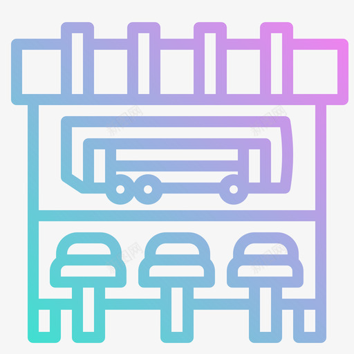 巴士站城市公园24号坡度图标svg_新图网 https://ixintu.com 24号 公园 坡度 城市 巴士站