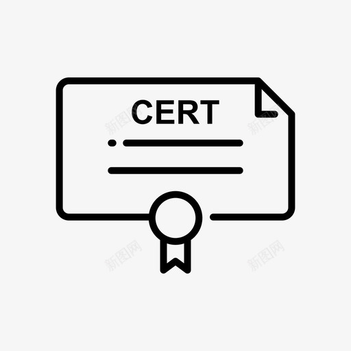 证书seo80线性图标svg_新图网 https://ixintu.com seo 线性 证书