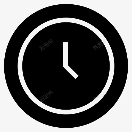 时间时钟基本ui图标svg_新图网 https://ixintu.com ui 图标 基本 时钟 时间