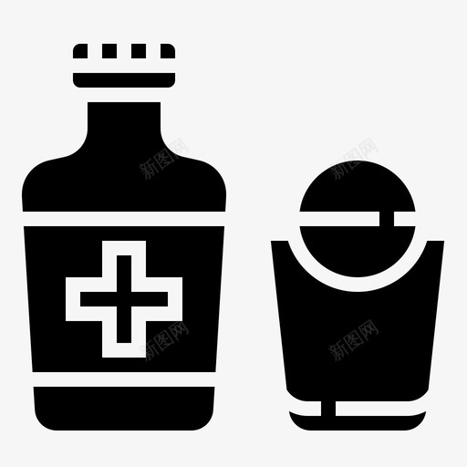 补药药物保健图标svg_新图网 https://ixintu.com glyph1 保健 医疗 献血 药房 药物 补药