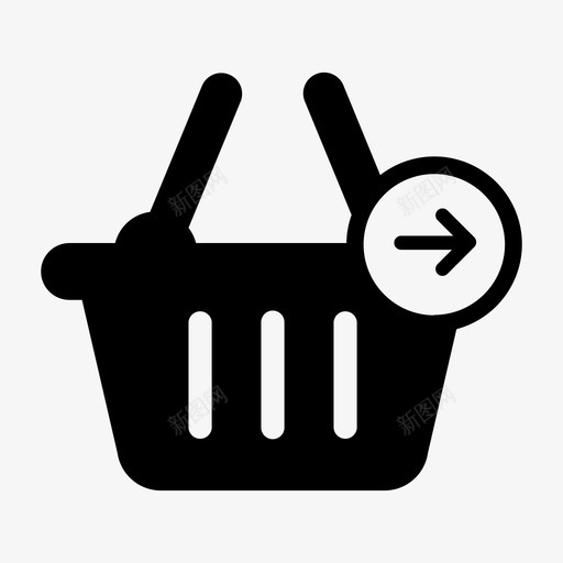 下一个购物车购物篮购买图标svg_新图网 https://ixintu.com 下一个 购买 购物 购物篮 购物车