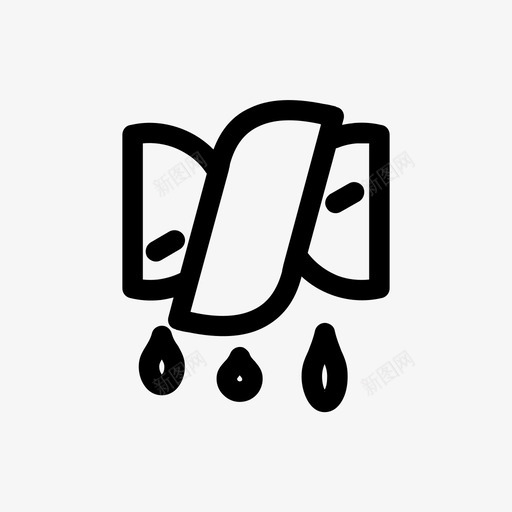 拧干清洁滴图标svg_新图网 https://ixintu.com 拧干 洗 清洁 滴