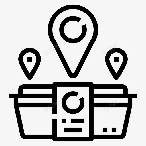 外卖送餐61直系图标svg_新图网 https://ixintu.com 外卖 直系 送餐