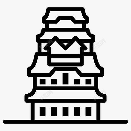 希美吉城堡建筑希美吉城堡希美吉要塞图标svg_新图网 https://ixintu.com 历史 图标 地标 城堡 大学 希美 建筑 日本 本地