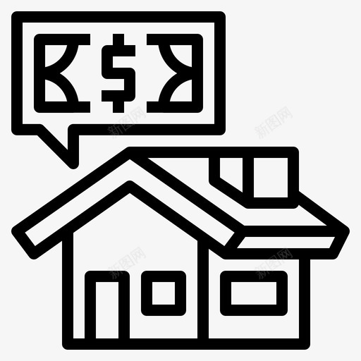 住房银行业95概要图标svg_新图网 https://ixintu.com 住房 概要 银行业95