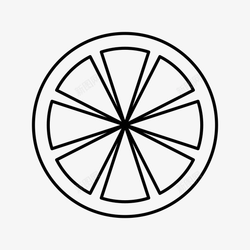 橘子片柠檬片青柠片图标svg_新图网 https://ixintu.com 柠檬片 橘子片 维多利 青柠片