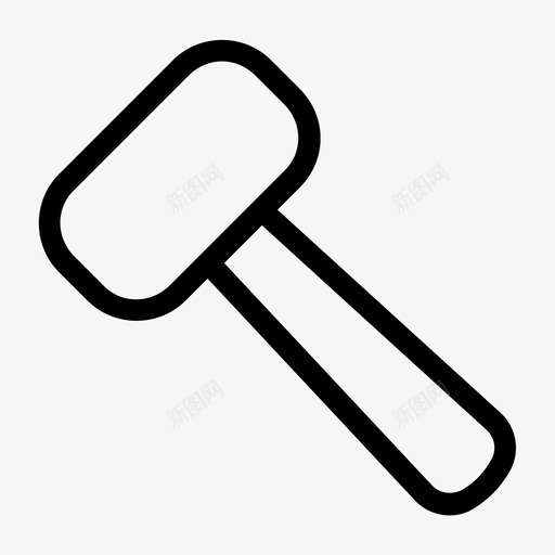 槌法庭锤大锤图标svg_新图网 https://ixintu.com 个人 图标 大锤 法庭 线图 设备 防护