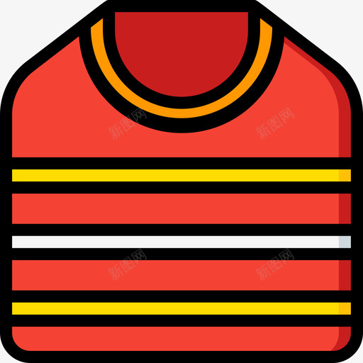 衬衫时装和服装1线性颜色图标svg_新图网 https://ixintu.com 时装和服装1 线性颜色 衬衫