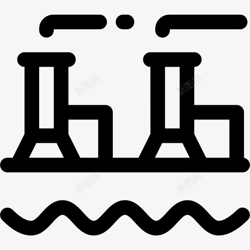 地热能可再生能源24线性图标svg_新图网 https://ixintu.com 再生 可再 地热能 线性 能源