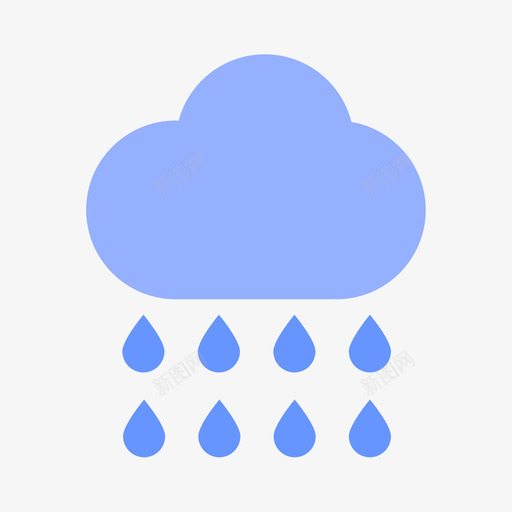 大雨-暴雨svg_新图网 https://ixintu.com 大雨-暴雨