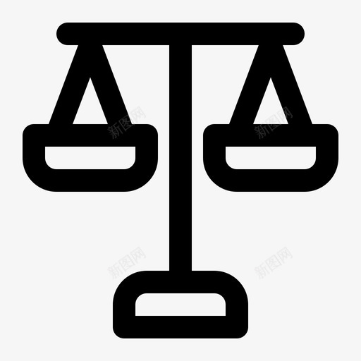 衡量尺度平衡公正图标svg_新图网 https://ixintu.com 企业 公正 尺度 平衡 线性 衡量 财务