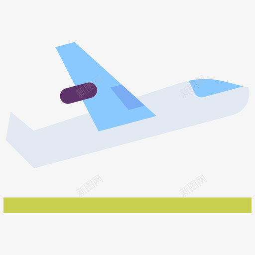 飞机航空39扁平图标svg_新图网 https://ixintu.com 扁平 航空 飞机