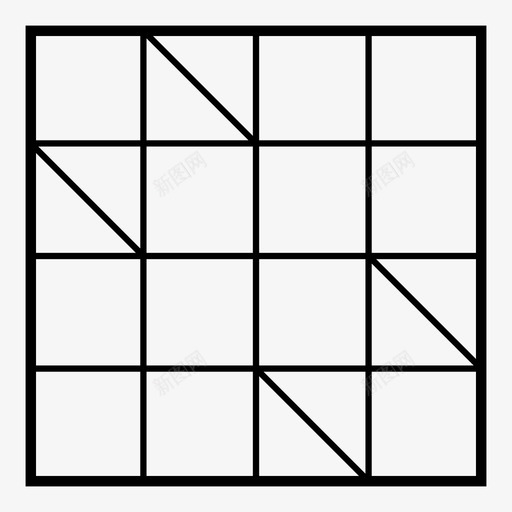 修补工作块图标svg_新图网 https://ixintu.com 之路 修补 克拉 制作 工作 手工 手工制 拼凑 模板 荷马 设计