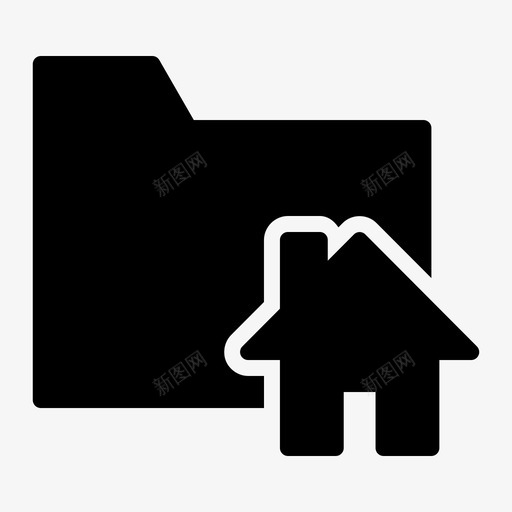 主文件夹存档目录图标svg_新图网 https://ixintu.com 主文件夹 存档 家庭 房子 目录