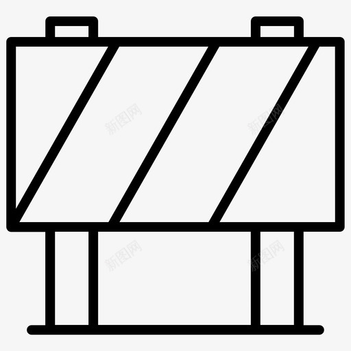 栅栏木板必需品图标svg_新图网 https://ixintu.com 工作常规线组370 必需品 木板 栅栏
