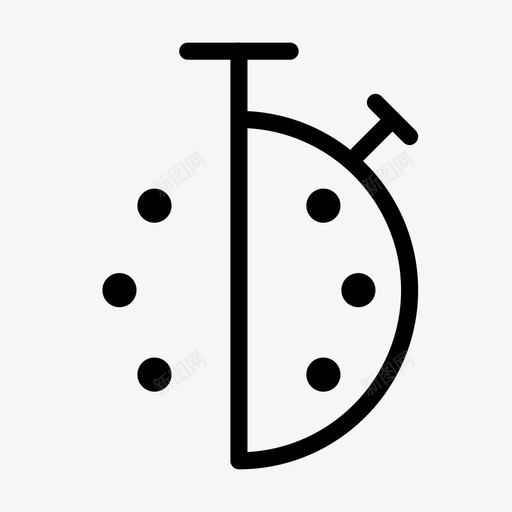 半小时测量秒图标svg_新图网 https://ixintu.com 半小时 基本 接口 测量 秒表 行集 规则 计时器