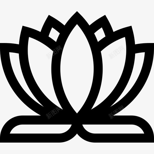 莲花25号疗法直系图标svg_新图网 https://ixintu.com 25号 疗法 直系 莲花