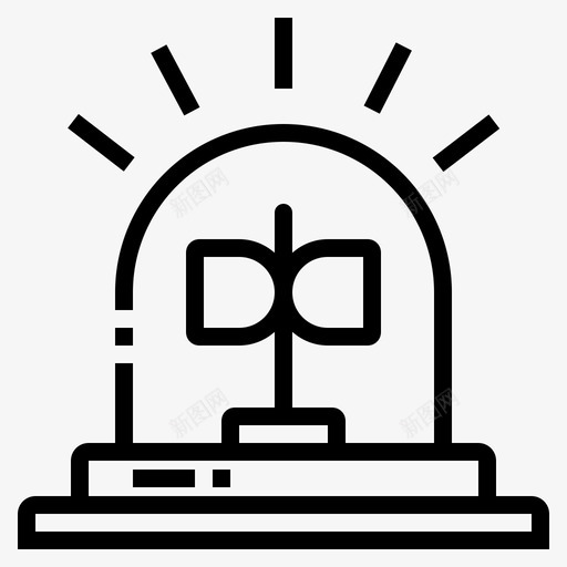 紧急情况警报灯光图标svg_新图网 https://ixintu.com 医疗 灯光 紧急情况 警报 警笛
