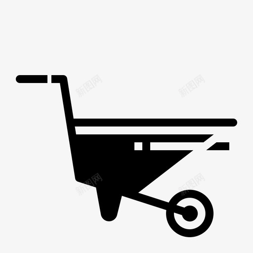 手推车施工113填料图标svg_新图网 https://ixintu.com 填料 手推车 施工