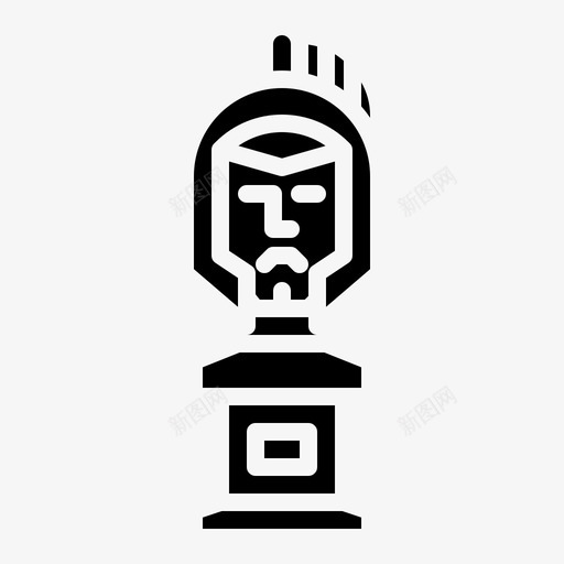 雕像建筑城市图标svg_新图网 https://ixintu.com 公园 城市 建筑 文化 雕像 雕塑