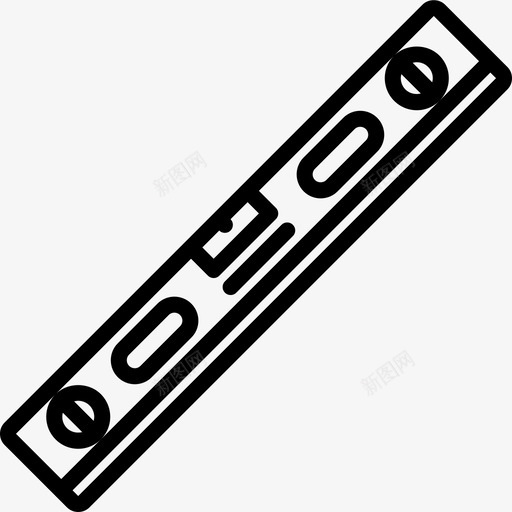 水准仪工具60直线图标svg_新图网 https://ixintu.com 工具 水准仪 直线